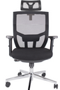 Silla Tokio Negra con Cabecera